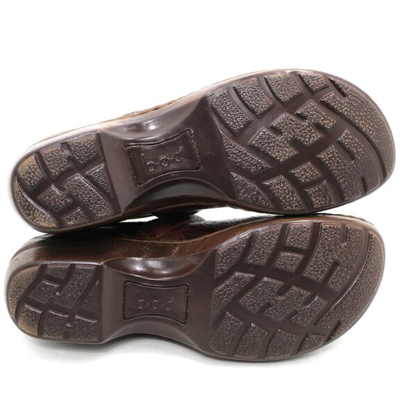 BOC Born Women's Brown Embossed Clogs Peggy C45789 Size 9M US/40.5 EU - Picture 8 of 8